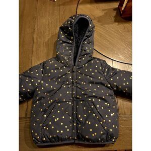 Baby Gap Puffer Coat with Fleece Lining, Size 3-6 Month